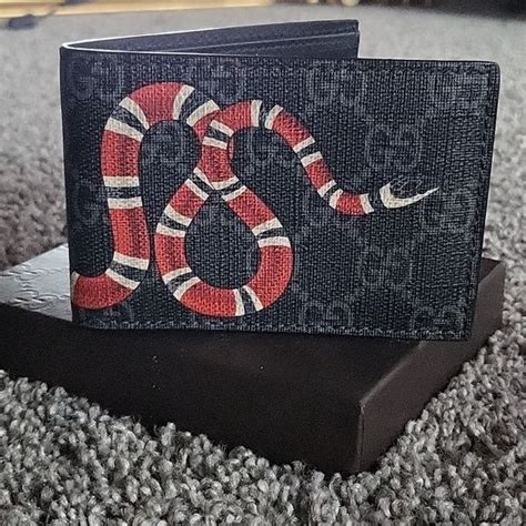 gucci belt snake|authentic gucci snake wallet.